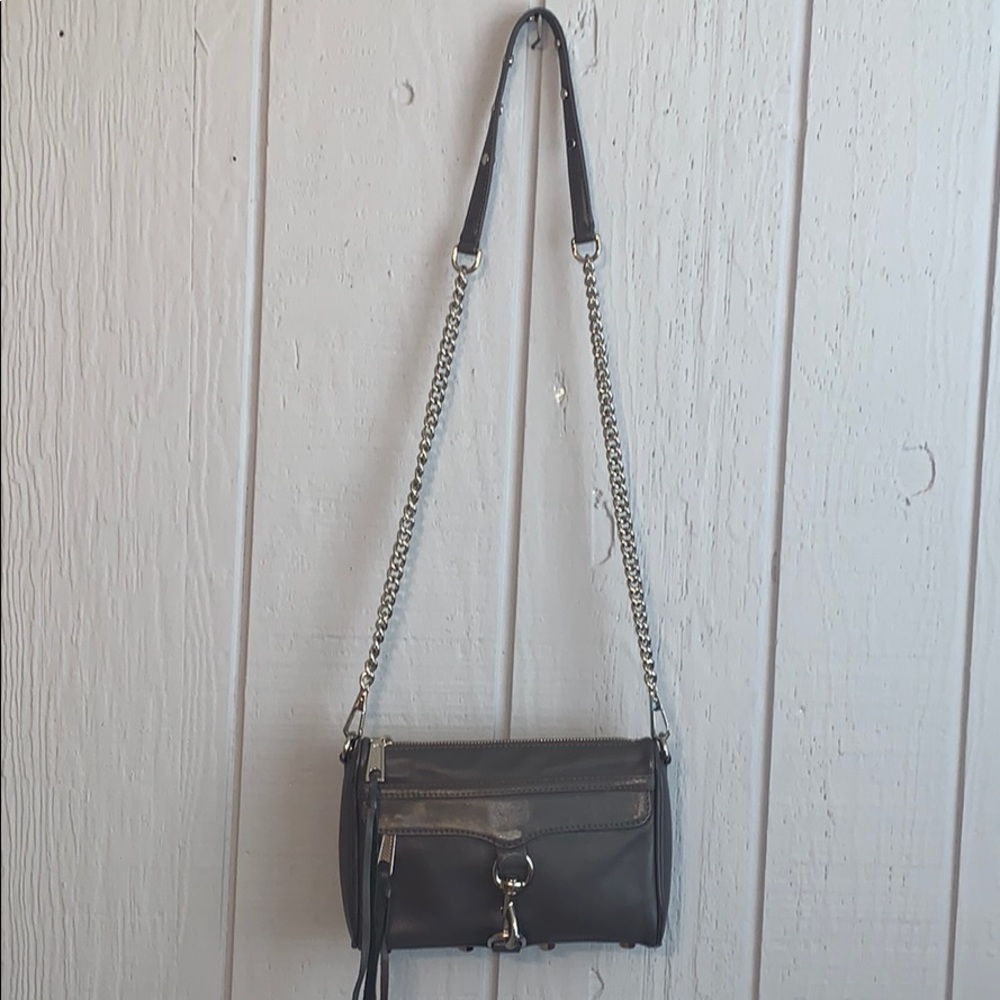 Rebecca Minkoff Dark Grey Chain Crossbody Bag